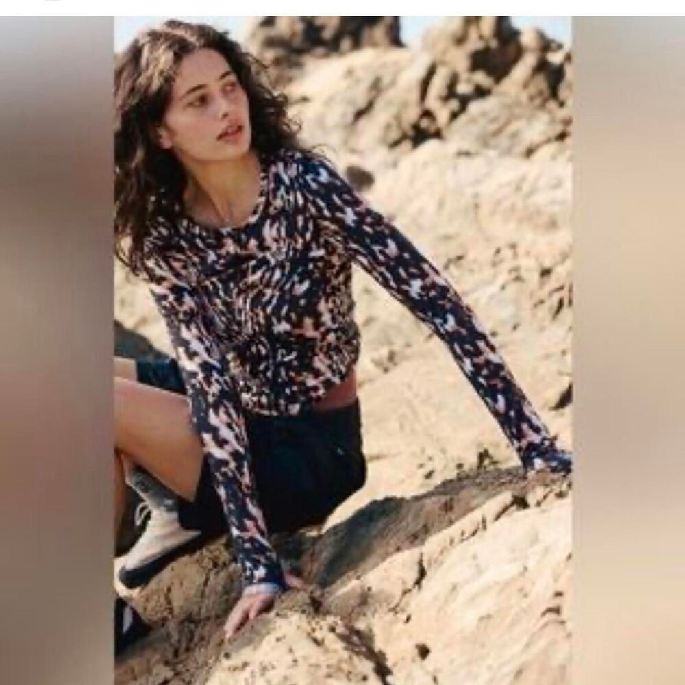 NWT Free People Movement Right On Run long sleeve top MED